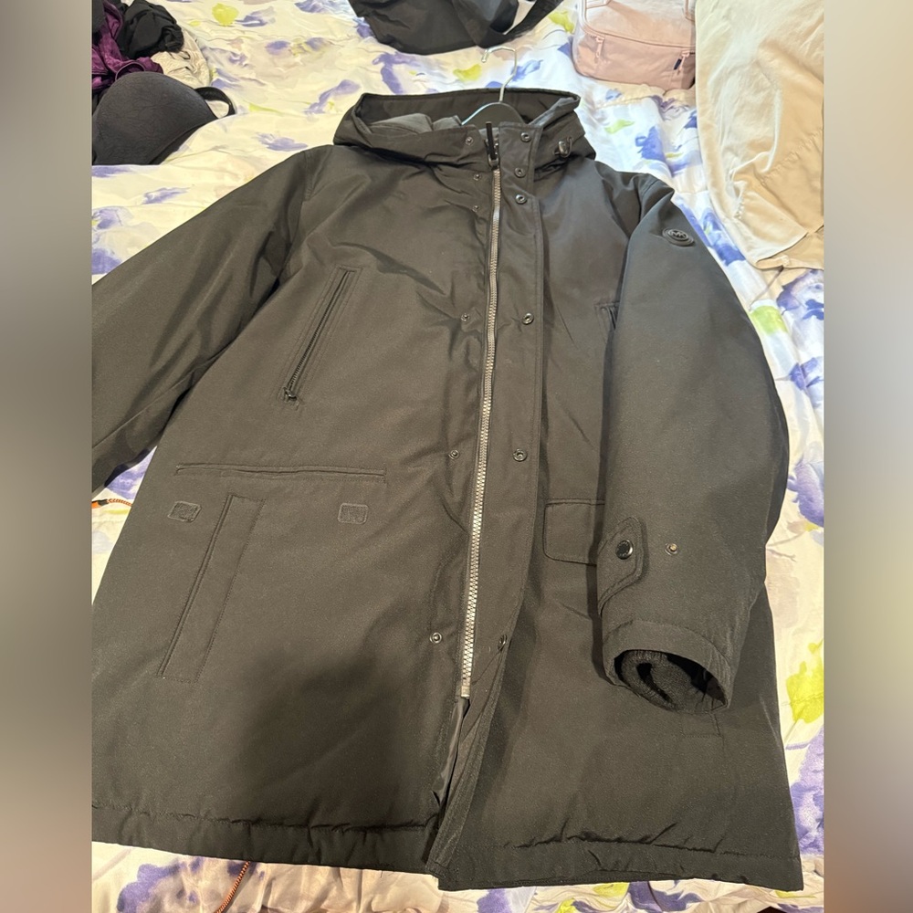 Men’s Black Hooded Jacket/Coat